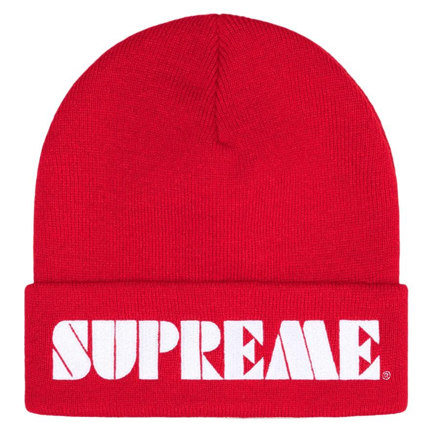 Шапка Supreme SS24 WEEK 14 STENCIL BEANIE - изображение 1