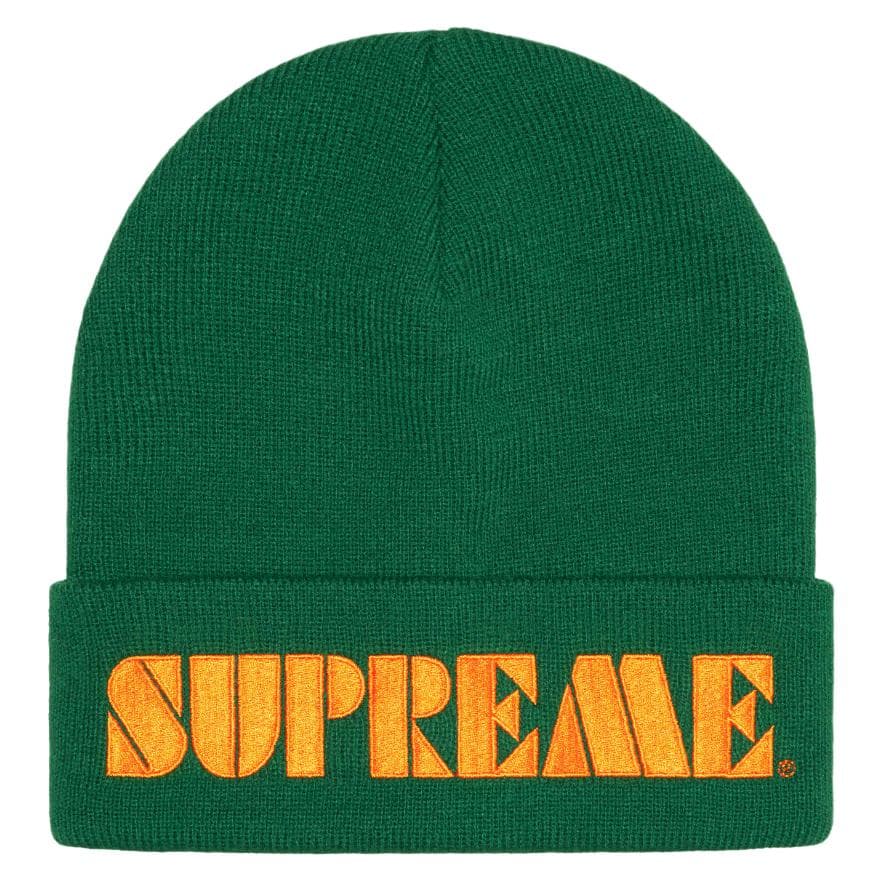 Шапка Supreme SS24 WEEK 14 STENCIL BEANIE - изображение 1