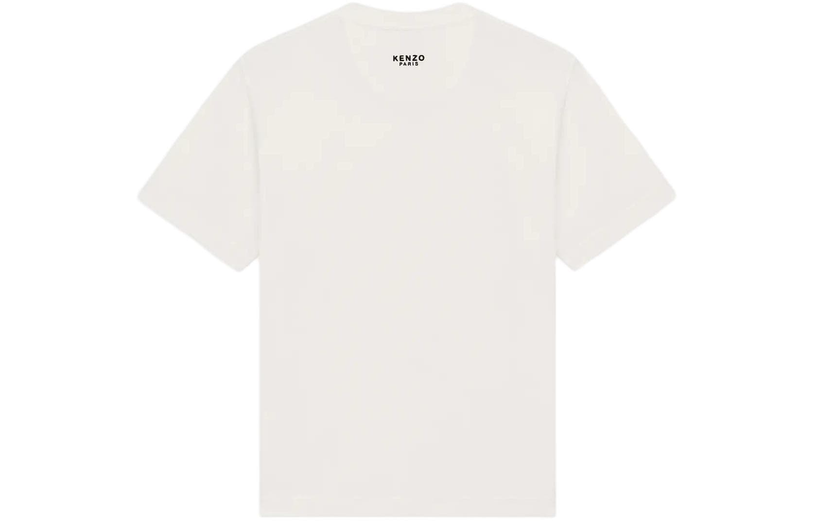Футболка KENZO SS24 T Рубашка Мужская Серо-Белая - изображение 2