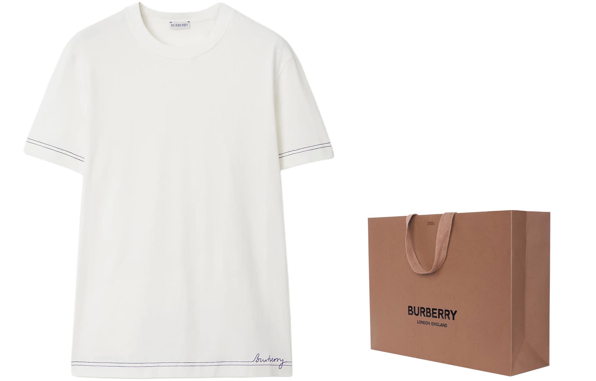 Футболка Burberry SS24 LogoT - изображение 3