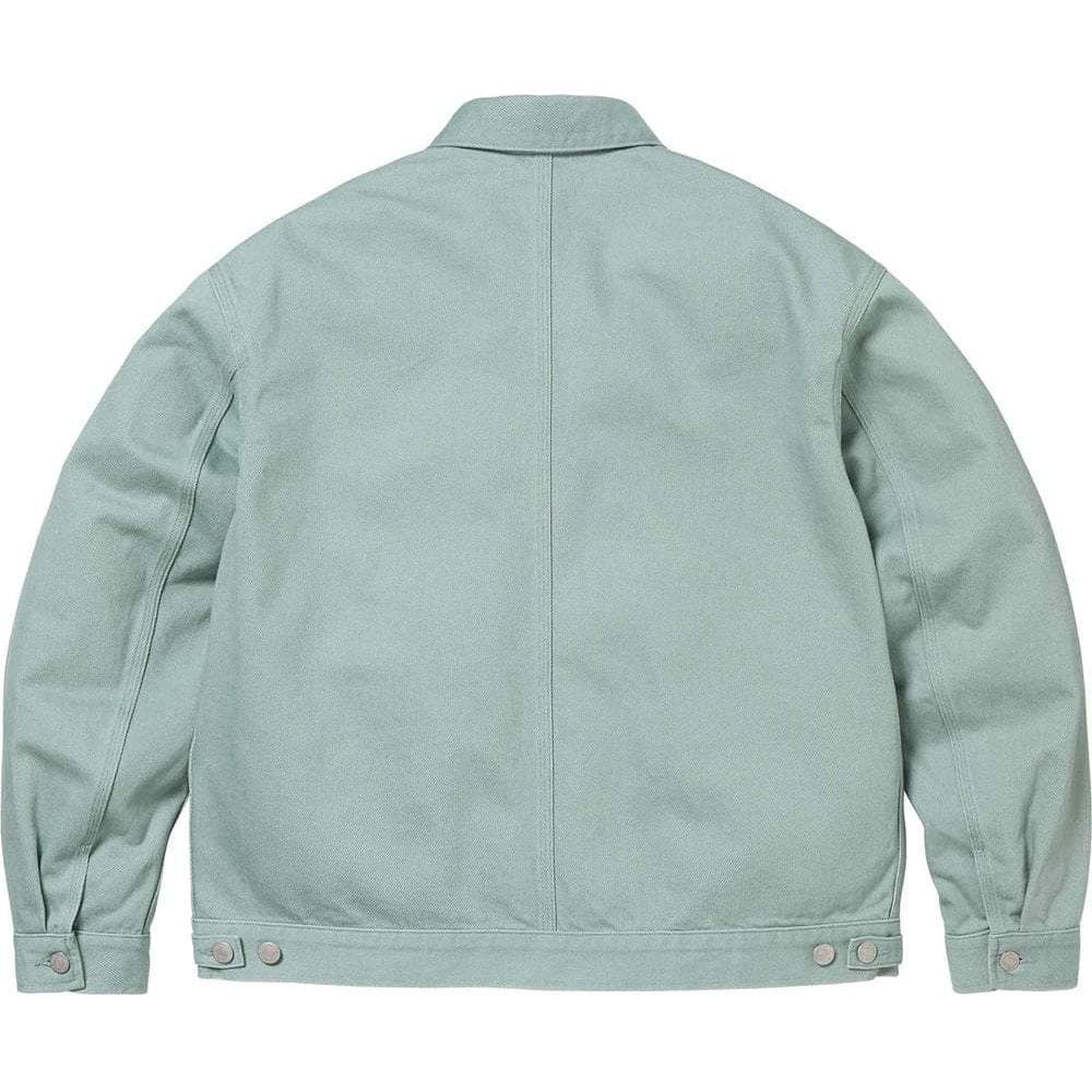 Куртка Supreme SS24 WEEK15 DENIM CHORE TRUCKER JACKET logo - изображение 2