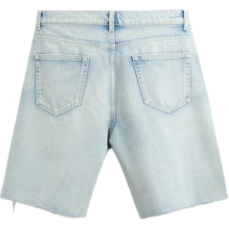 Джинсовые шорты ZARA Denim Shorts Light Blue - изображение 2