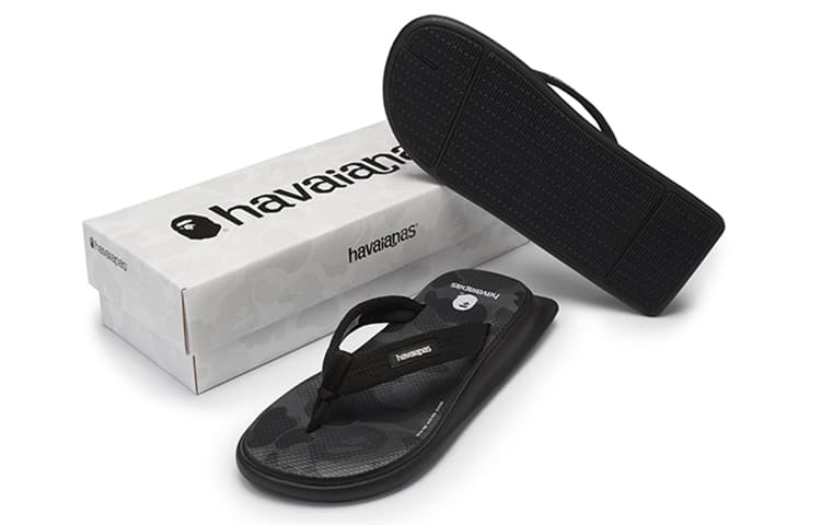 Шлёпанцы Havaianas x A BATHING APE Logo - изображение 4