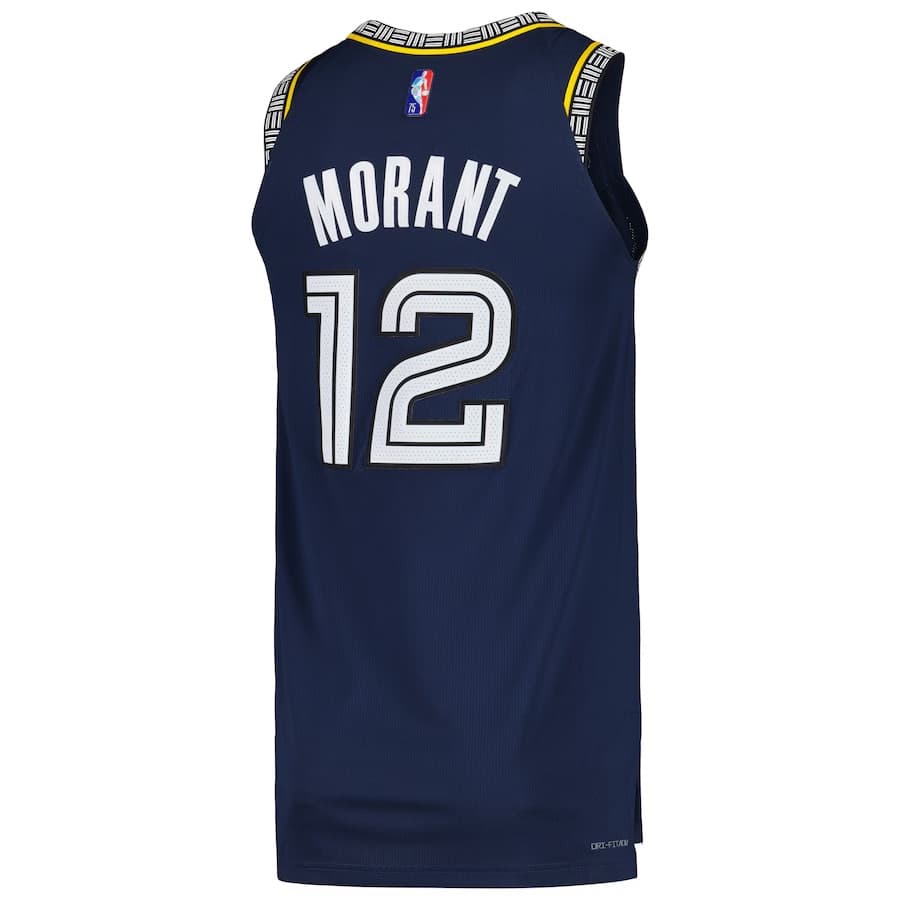 Nike Ja Morant Memphis Grizzlies Jersey Navy - изображение 2