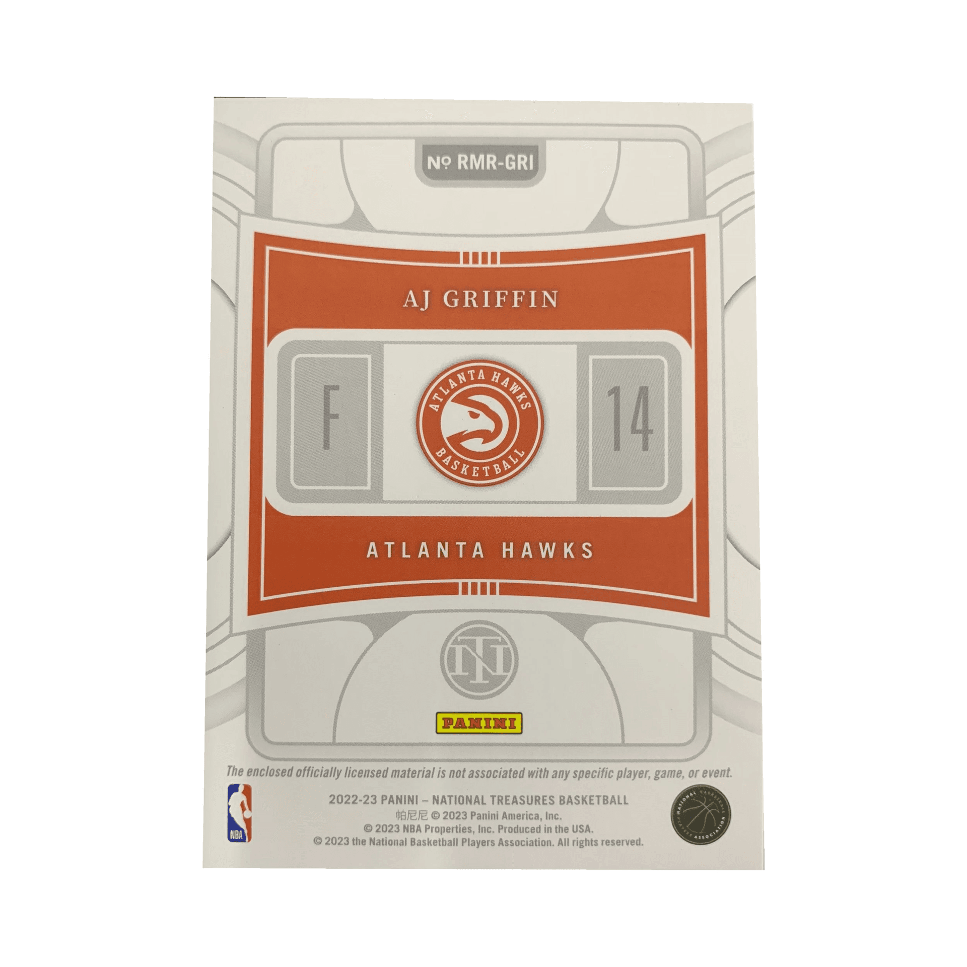 Коллекционные карточки PANINI AJ 2022-23 0499 - изображение 2
