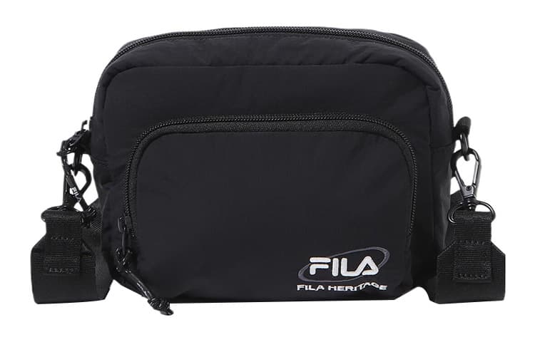 Сумка через плечо FILA Полиэстеровая ткань Сумка через плечо Мини Унисекс Черная - изображение 1