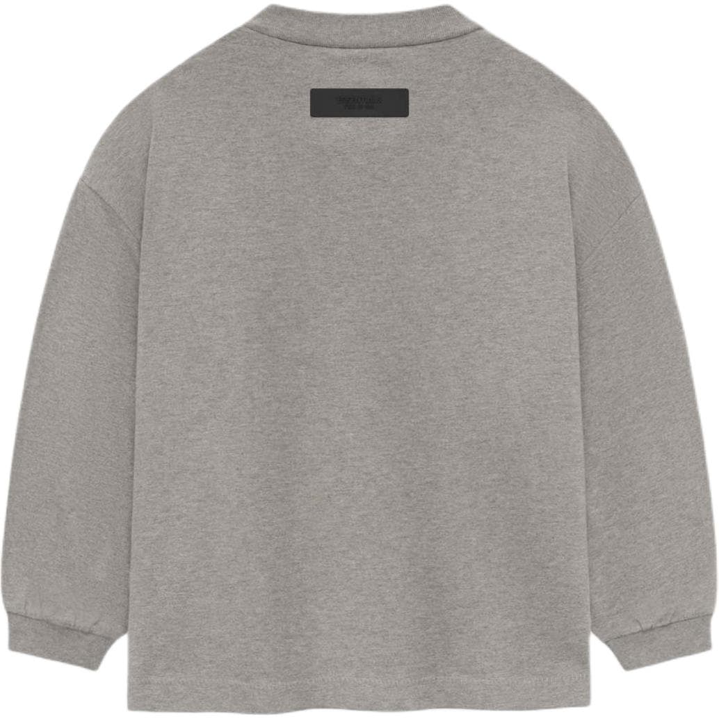 Футболка Fear of God Essentials SS24 KIDS ESSENTIALS LS TEE T Heather Grey - изображение 2