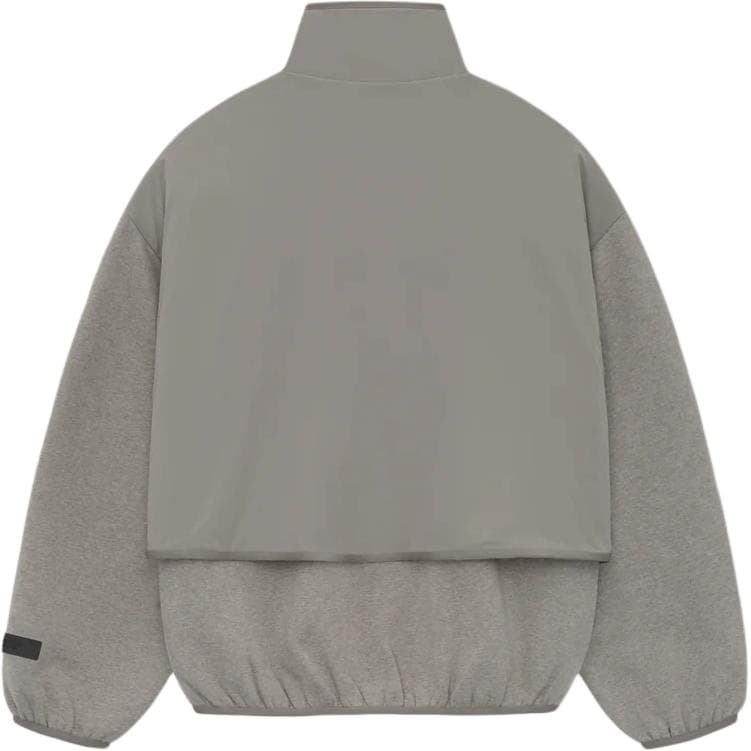 Кофта Fear of God Essentials SS24 NYLON FLEECE MOCKNECK DustHeather Grey - изображение 2