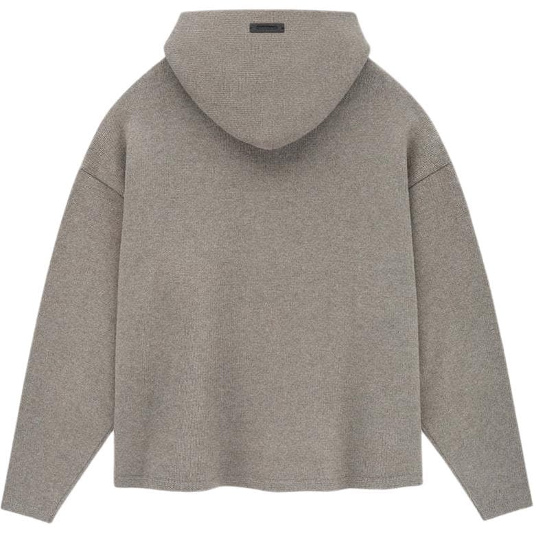 Кофта Fear of God Essentials SS24 KNIT HOODIE Heather Grey LOGO Heather Grey - изображение 2