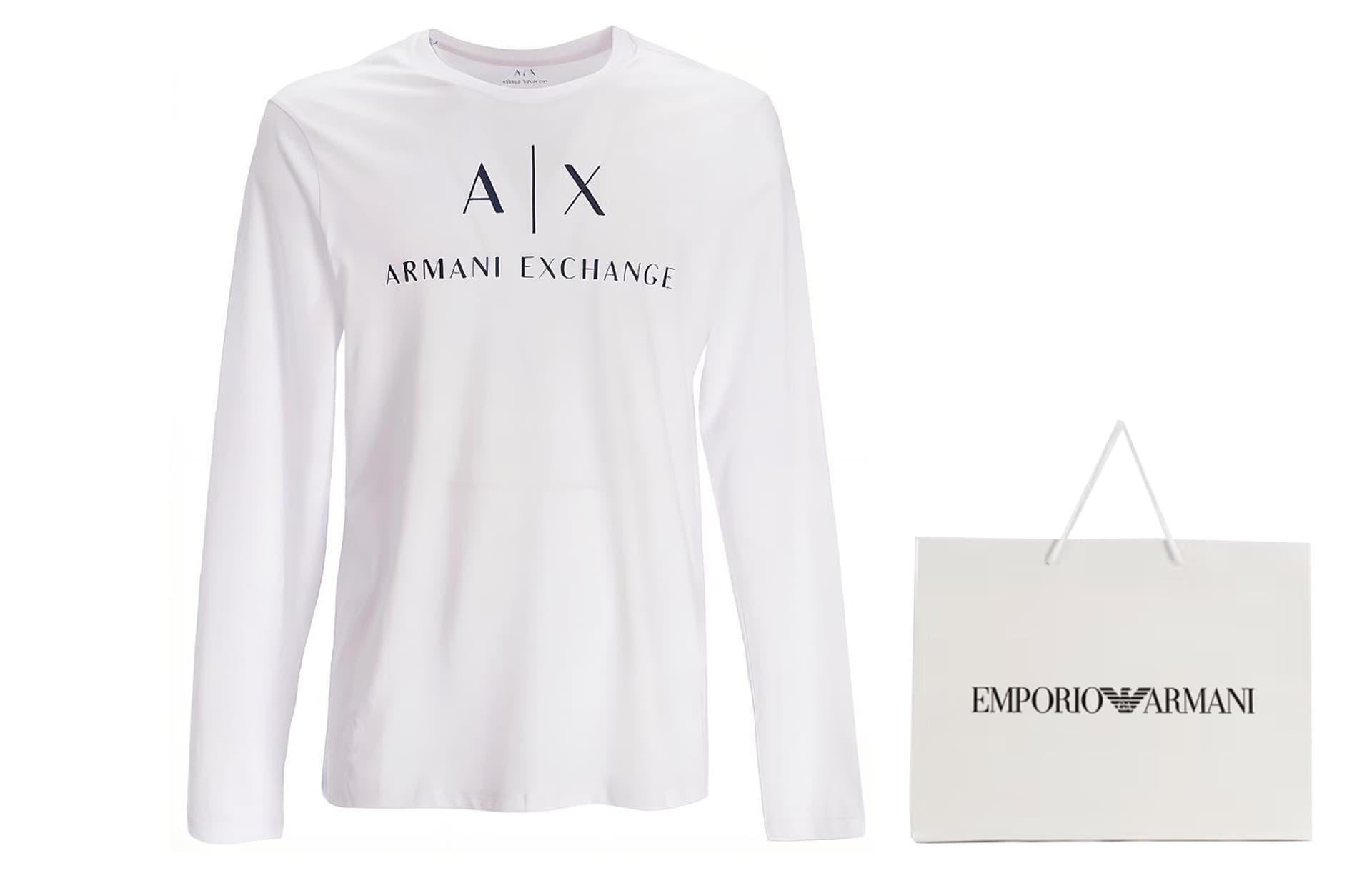 Футболка ARMANI EXCHANGE LogoT - изображение 2