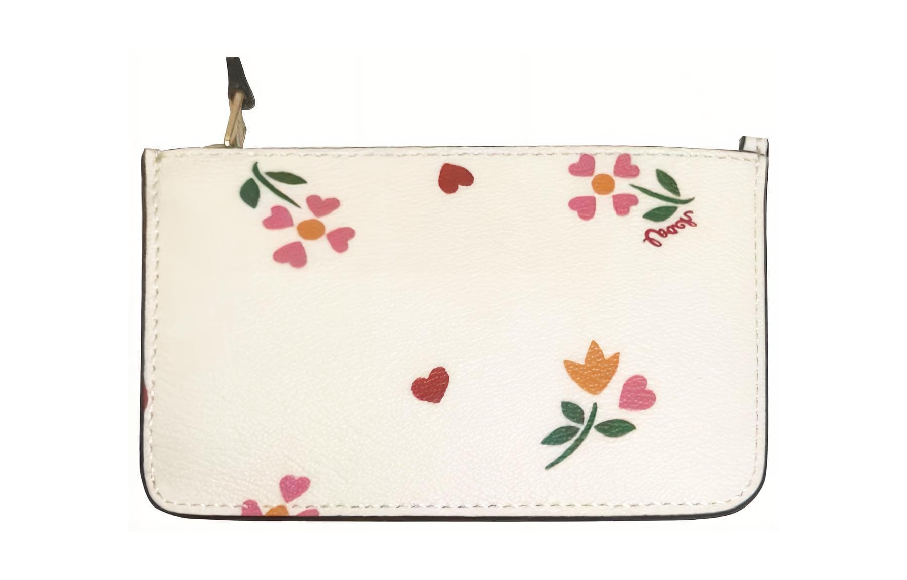 Портмоне COACH Corner Zip White - изображение 2