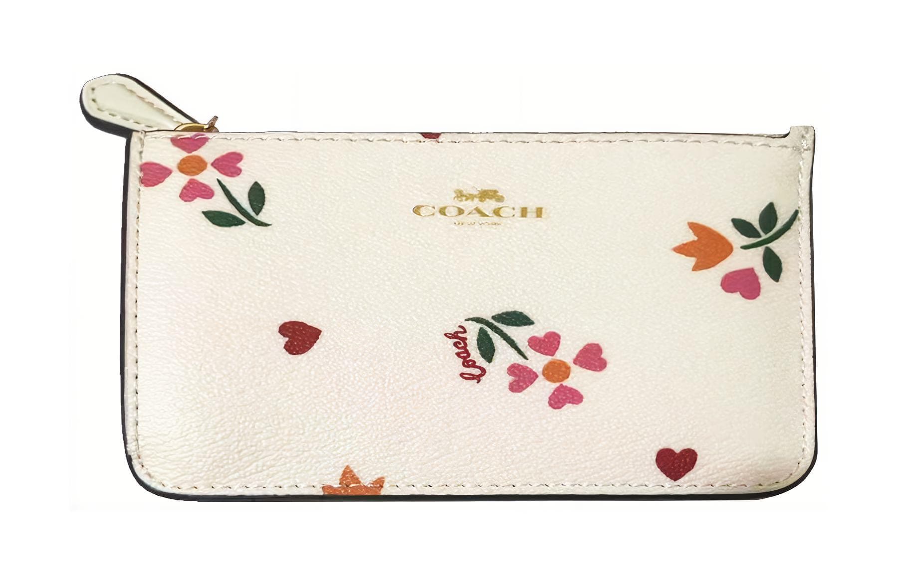 Портмоне COACH Corner Zip White - изображение 1