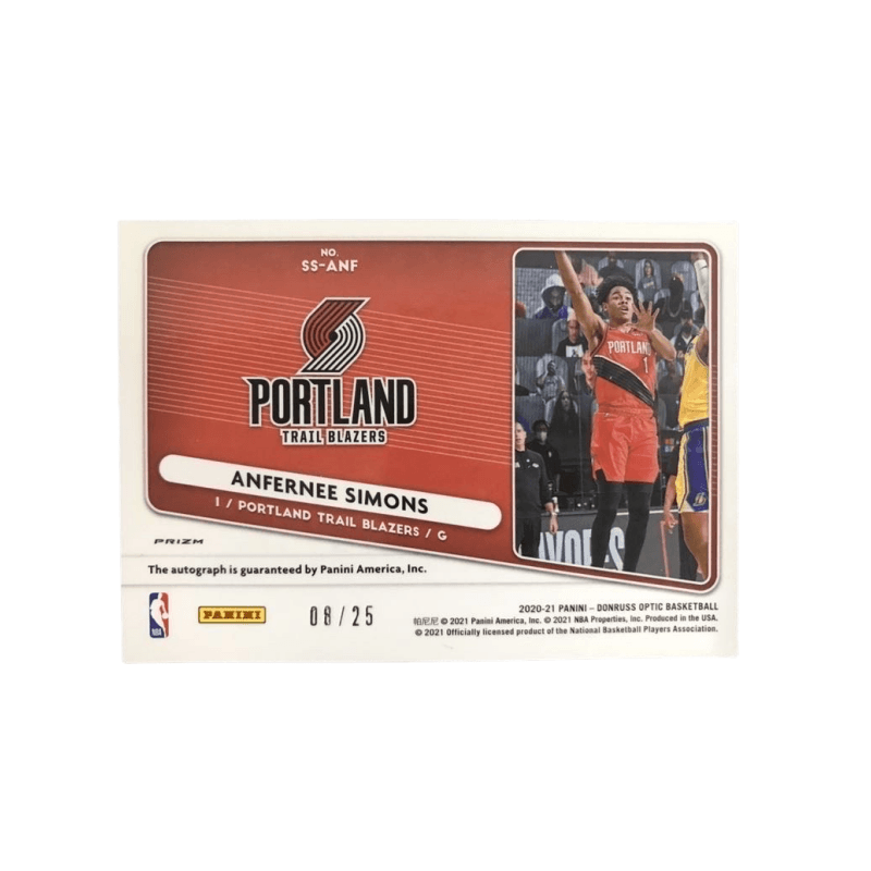 Коллекционные карточки PANINI 2020-21 PRIZM 0825 - изображение 2