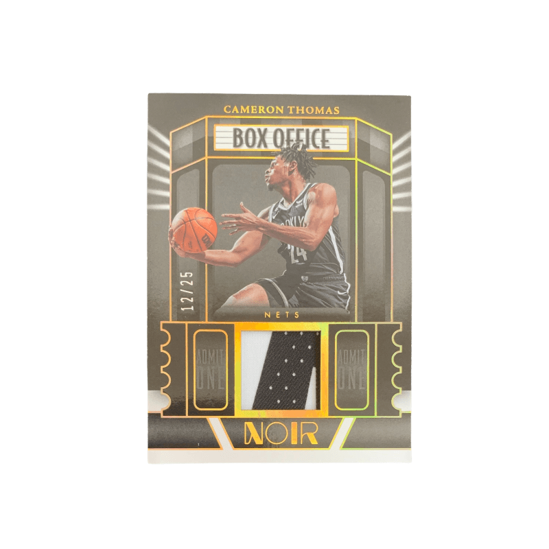 Коллекционные карточки PANINI 2022-23 Panini Noir 1225 patch - изображение 1