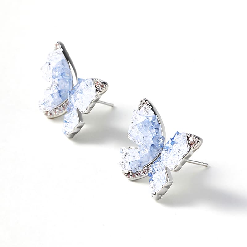 Серьги CAROMAY Sea Salt Ice Crystal Series Earrings Silver - изображение 2