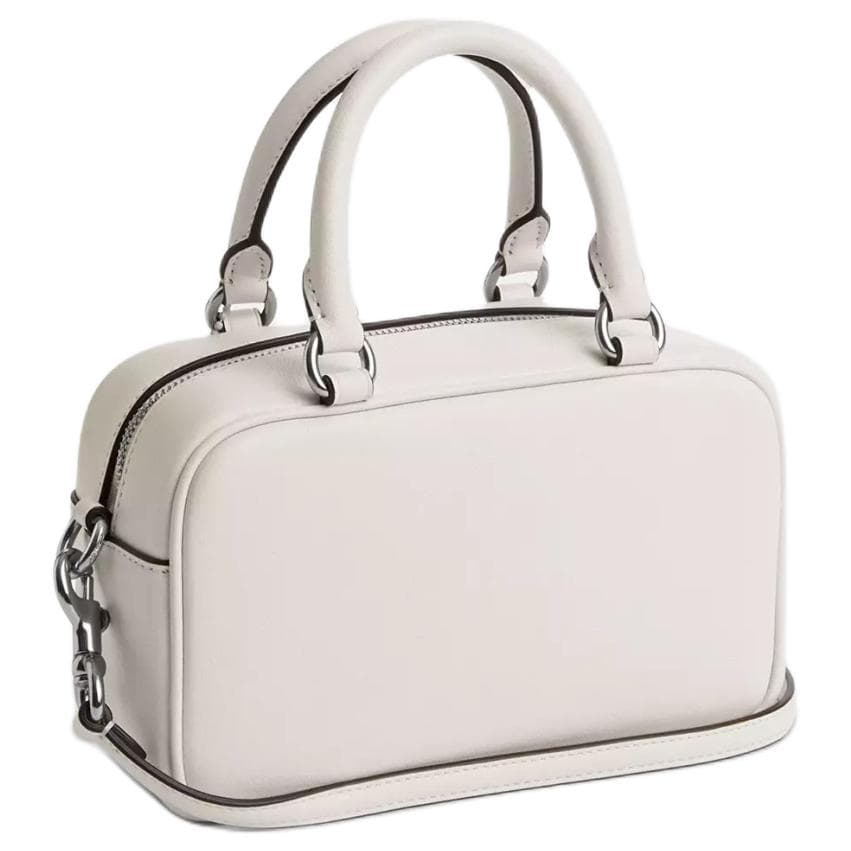 Сумка COACH Satchel 19 Logo Silver White - изображение 2