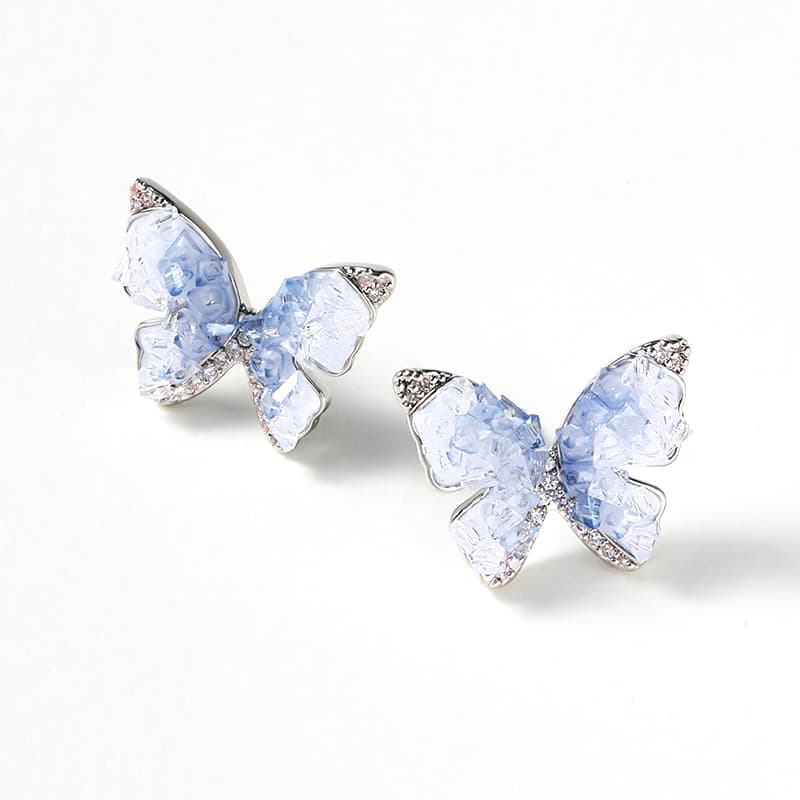 Серьги CAROMAY Sea Salt Ice Crystal Series Earrings Silver - изображение 3