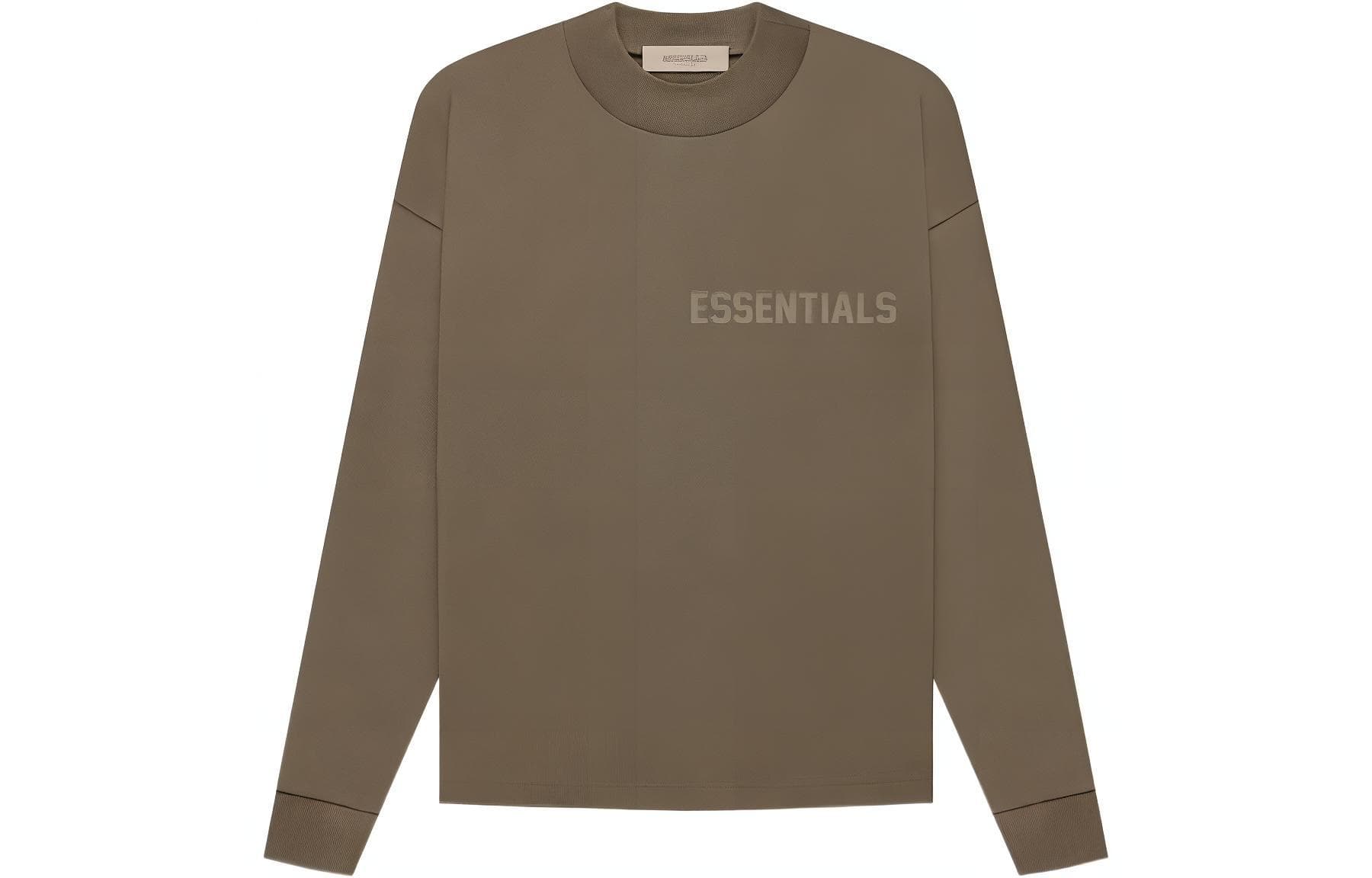 Футболка Fear of God Essentials FW22 Ls Tee Wood T - изображение 1
