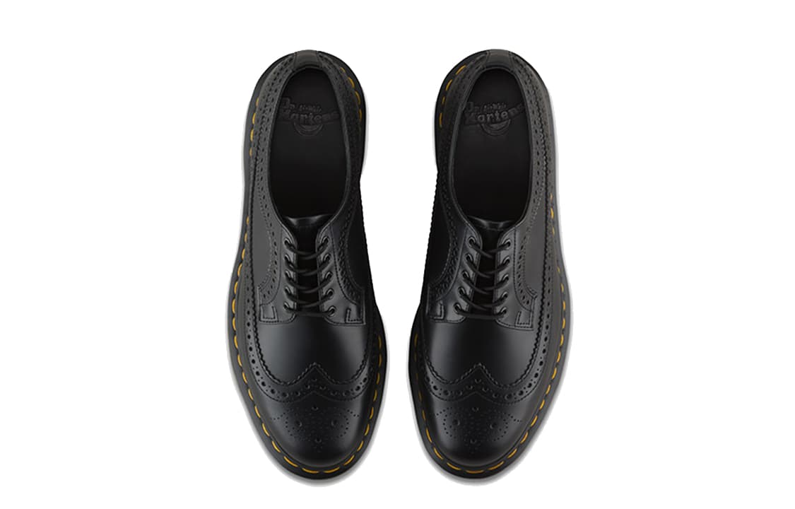 Кроссовки Dr. Martens Brogue 5-Eye Black - изображение 4