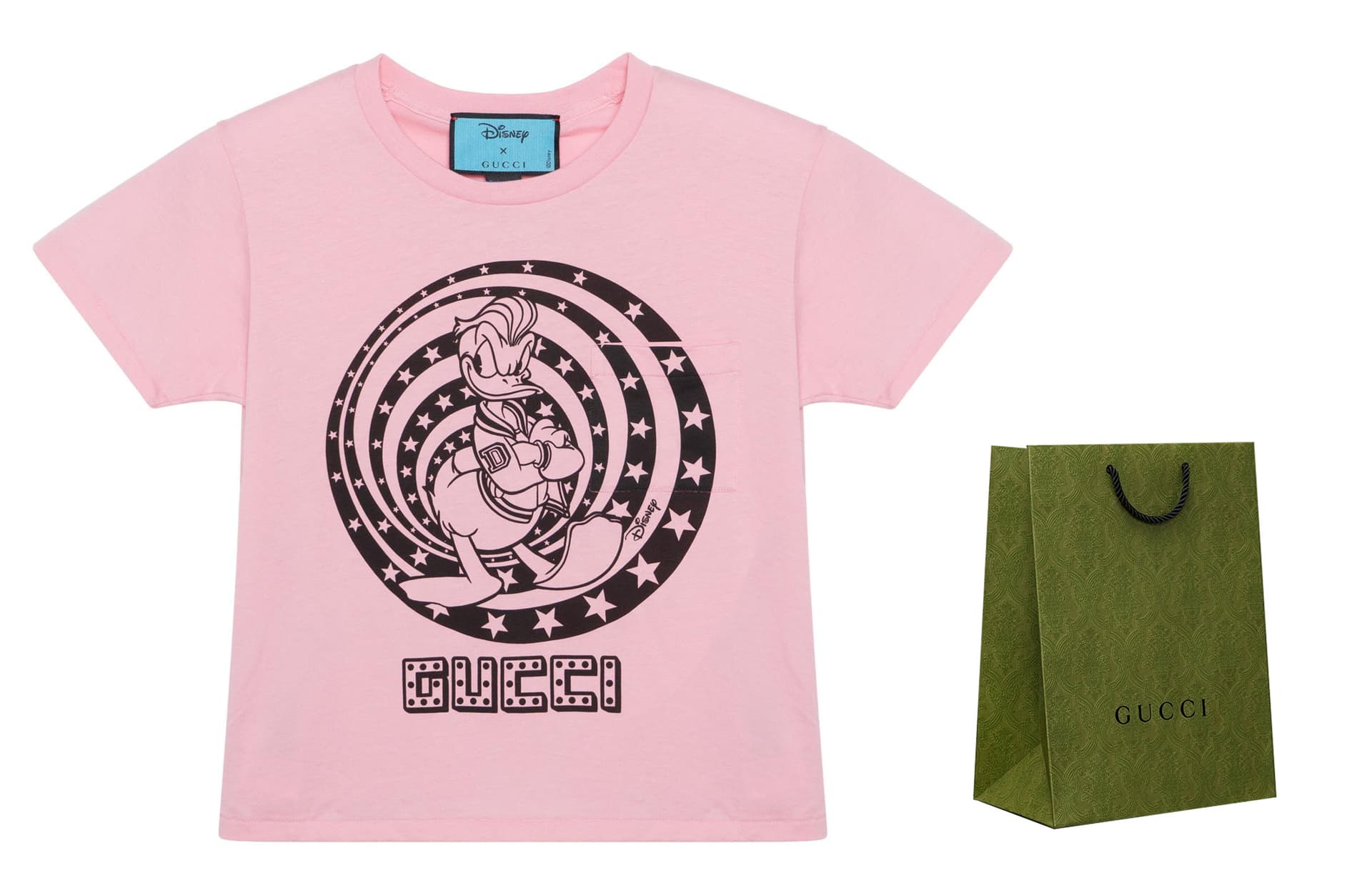 Футболка Gucci x Disney Donald Duck T-Shirt Pink - изображение 3