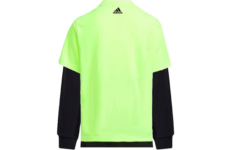 Футболка Adidas Зеленая Школьная Рубашка с коротким рукавом - изображение 2