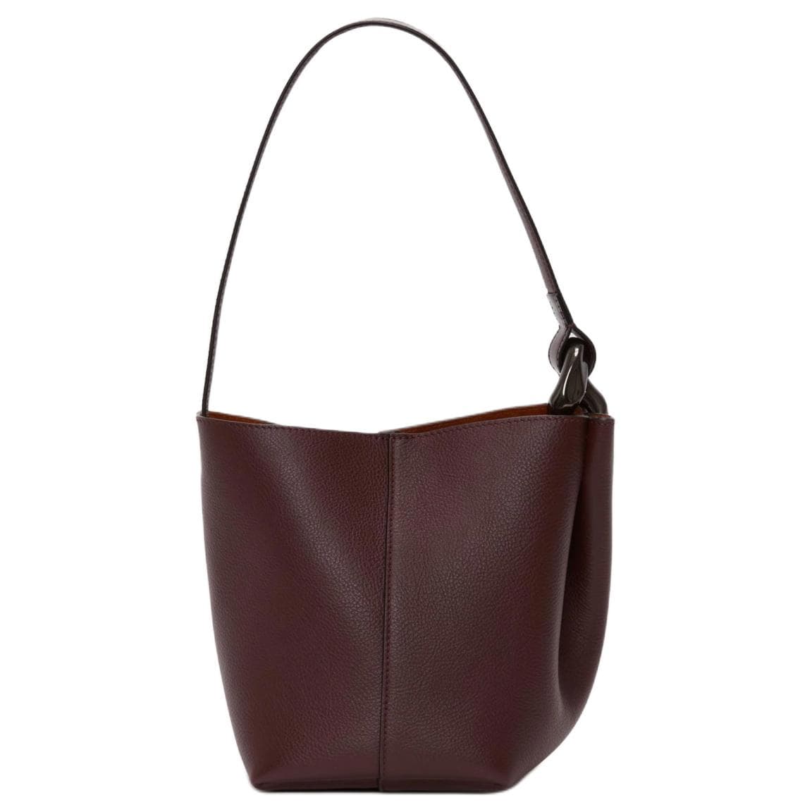 Мини-сумка JW Anderson Burgundy Bucket Bag - изображение 3