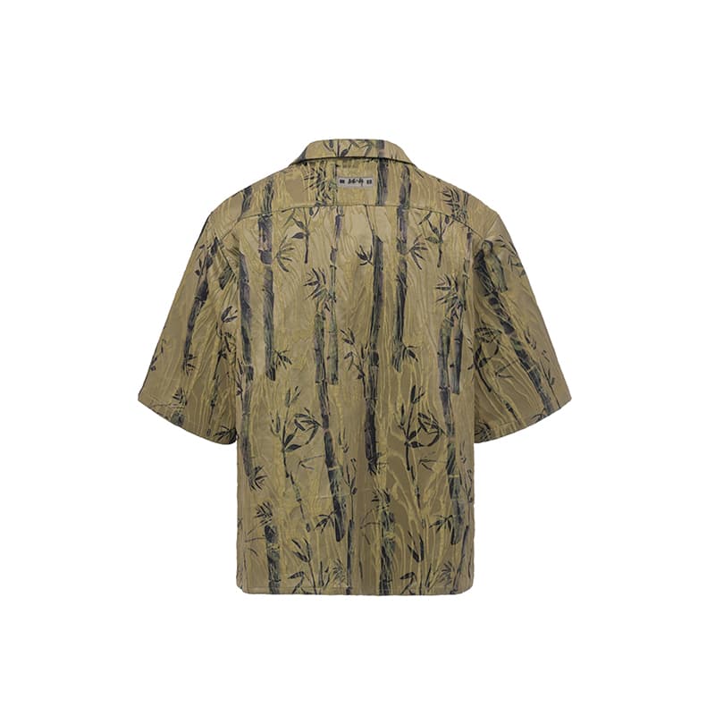 Рубашка Sanshengliubu Jiuzi Lihuo Luxury Bamboo Leaf Shirt - изображение 2