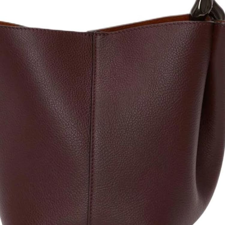 Мини-сумка JW Anderson Burgundy Bucket Bag - изображение 5