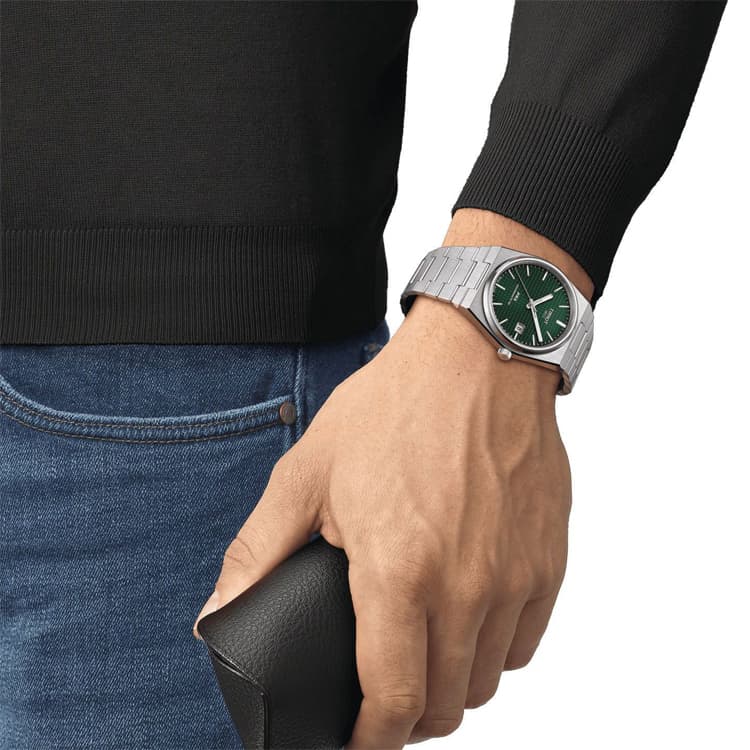 Часы Tissot PRX 40mm Green Dial - изображение 5