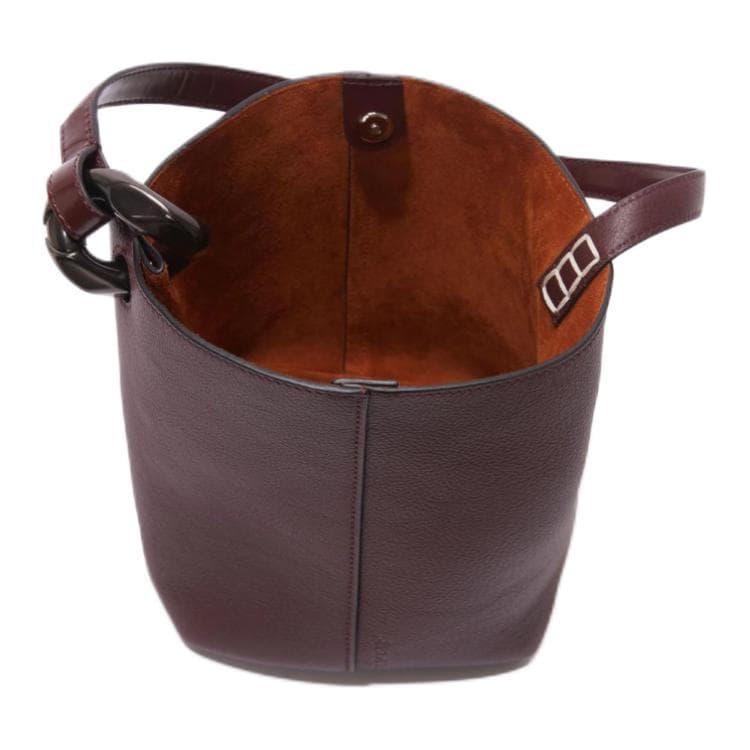 Мини-сумка JW Anderson Burgundy Bucket Bag - изображение 4
