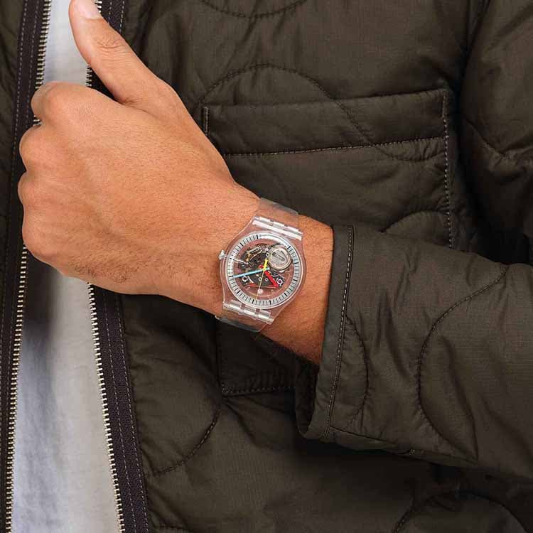 Часы Swatch New Gent SO29K100 - изображение 4