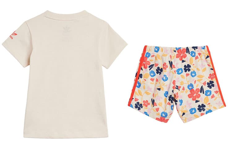 adidas originals FLORAL SHORT TEE SET - изображение 2