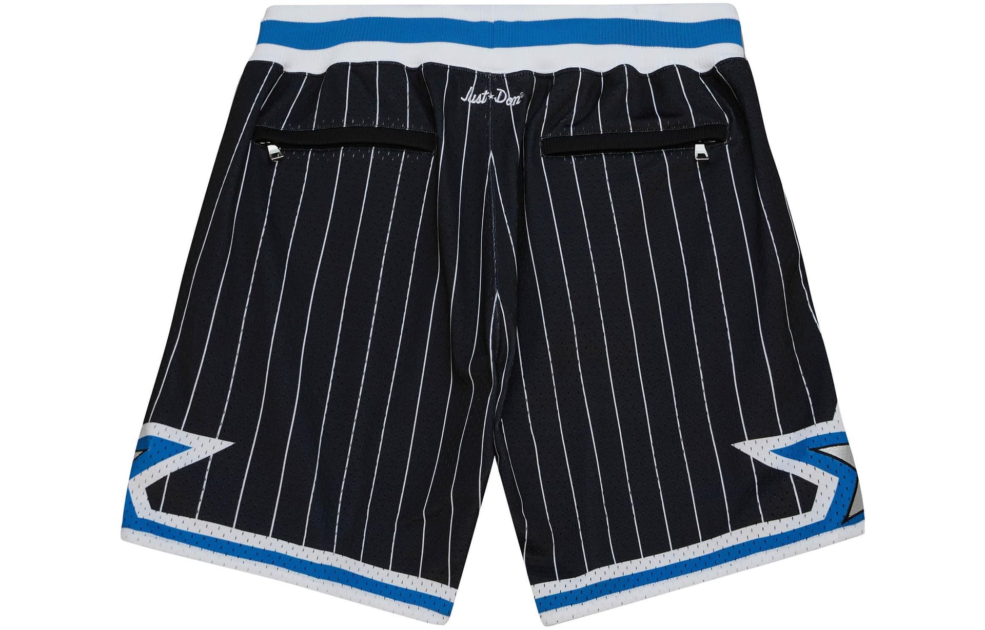 Баскетбольные шорты Mitchell & Ness x Just Don Retro Logo Basketball Shorts Black - изображение 2