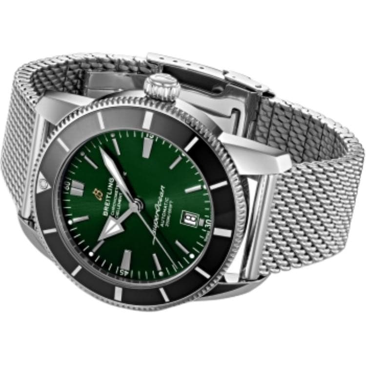 Часы Breitling Superocean Heritage 46mm Green - изображение 4