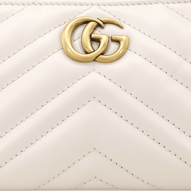 Мини-сумка Gucci GG Marmont White - изображение 9