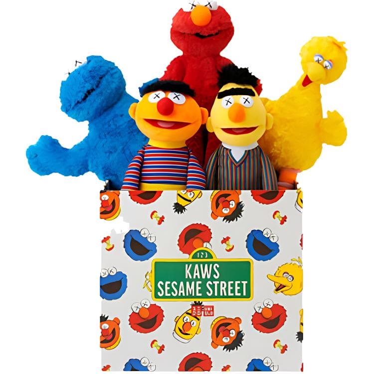 Мягкая игрушка UNIQLO x KAWS Sesame Street Plush - изображение 3