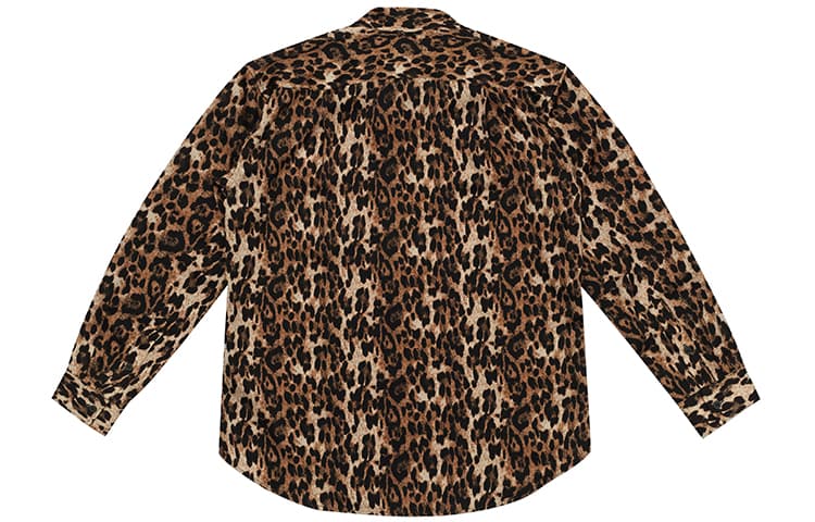 Блузка SMFK Compass Leopard Satin Shirt - изображение 2