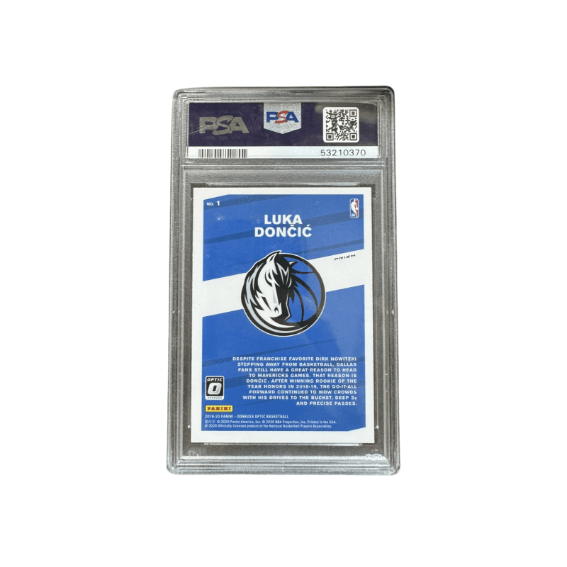 PANINI 2019 DONRUSS OPTIC LUKA DONCIC MY HOUSE psa9 - изображение 2