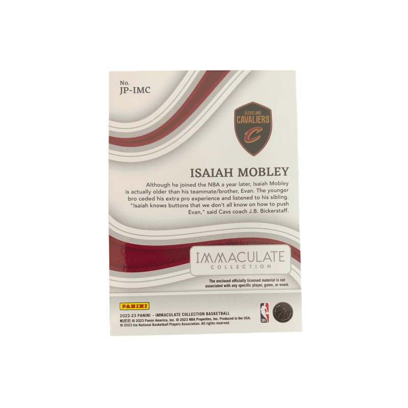 Коллекционные карточки PANINI 2022-23 ImmRCpatchJERSEYNUMBER2850 - изображение 2