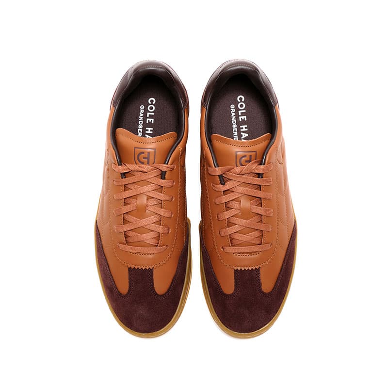 Кроссовки Cole Haan Leather Low Top Sneakers Brown - изображение 4