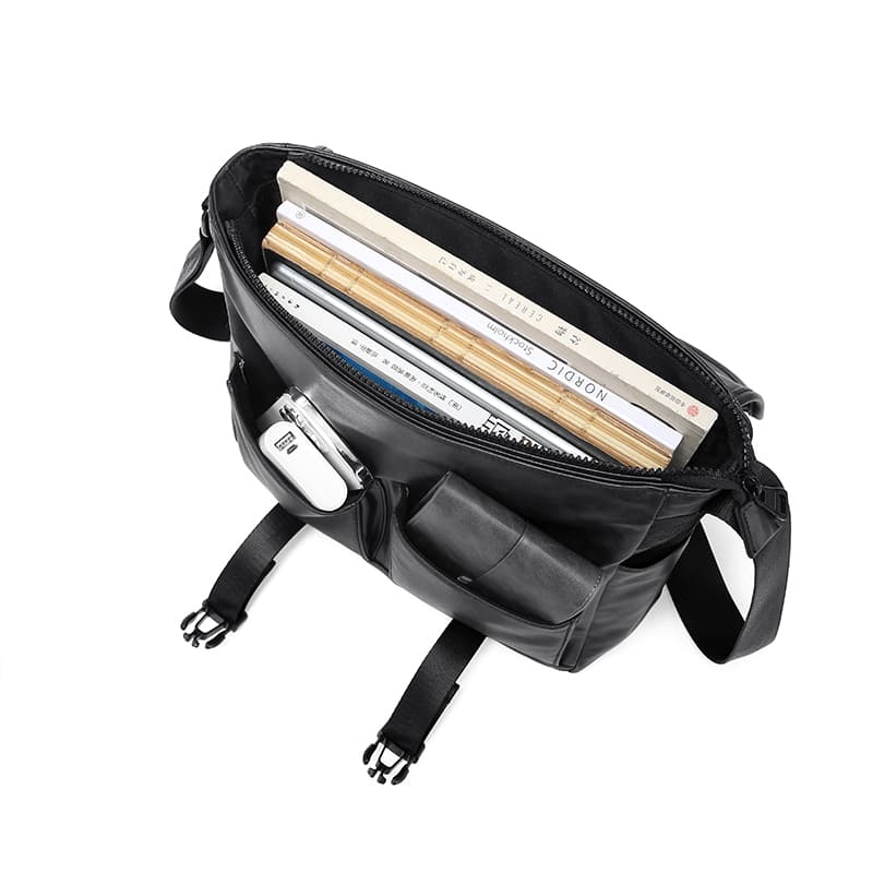 Сумка через плечо Mashalanti PVC Messenger Bag Black - изображение 3