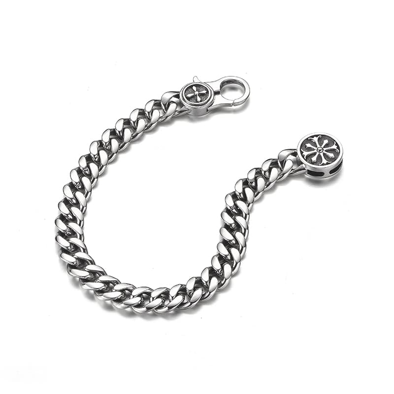 Браслет IDEAGEMER Cross Cuban Bracelet 925 Silver - изображение 4