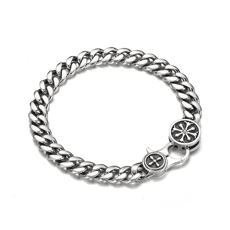 Браслет IDEAGEMER Cross Cuban Bracelet 925 Silver - изображение 3