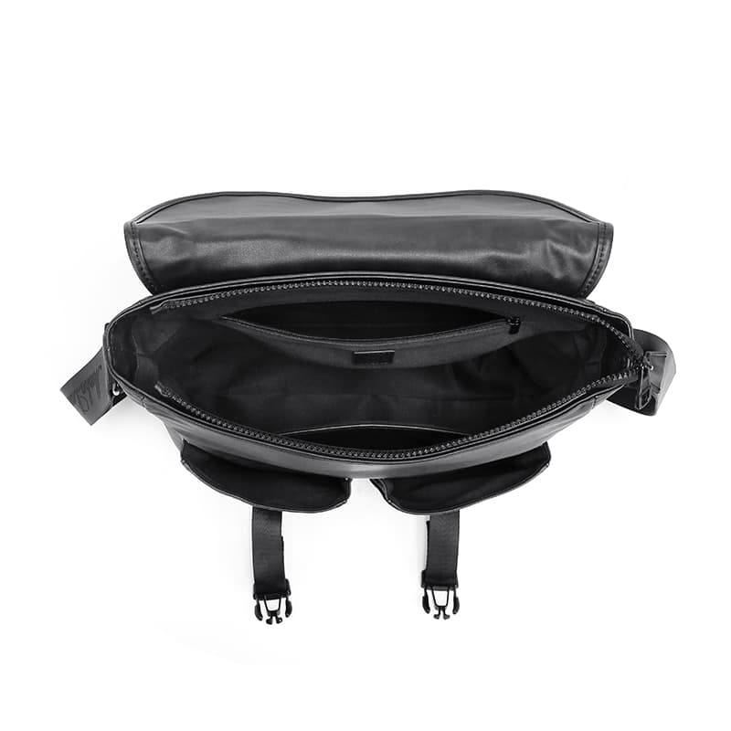 Сумка через плечо Mashalanti PVC Messenger Bag Black - изображение 4