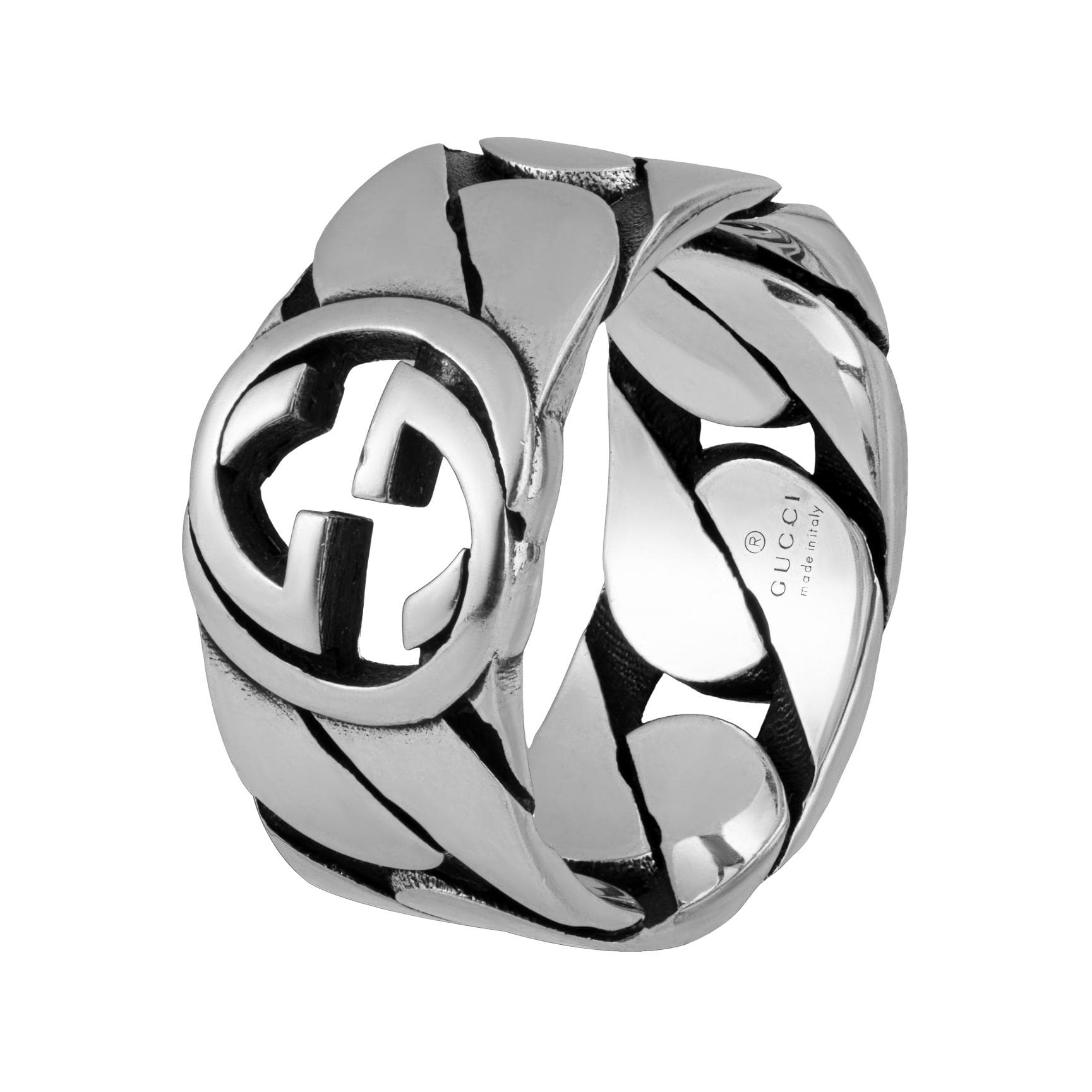 Кольцо GUCCI Interlocking G Ring Silver - изображение 2
