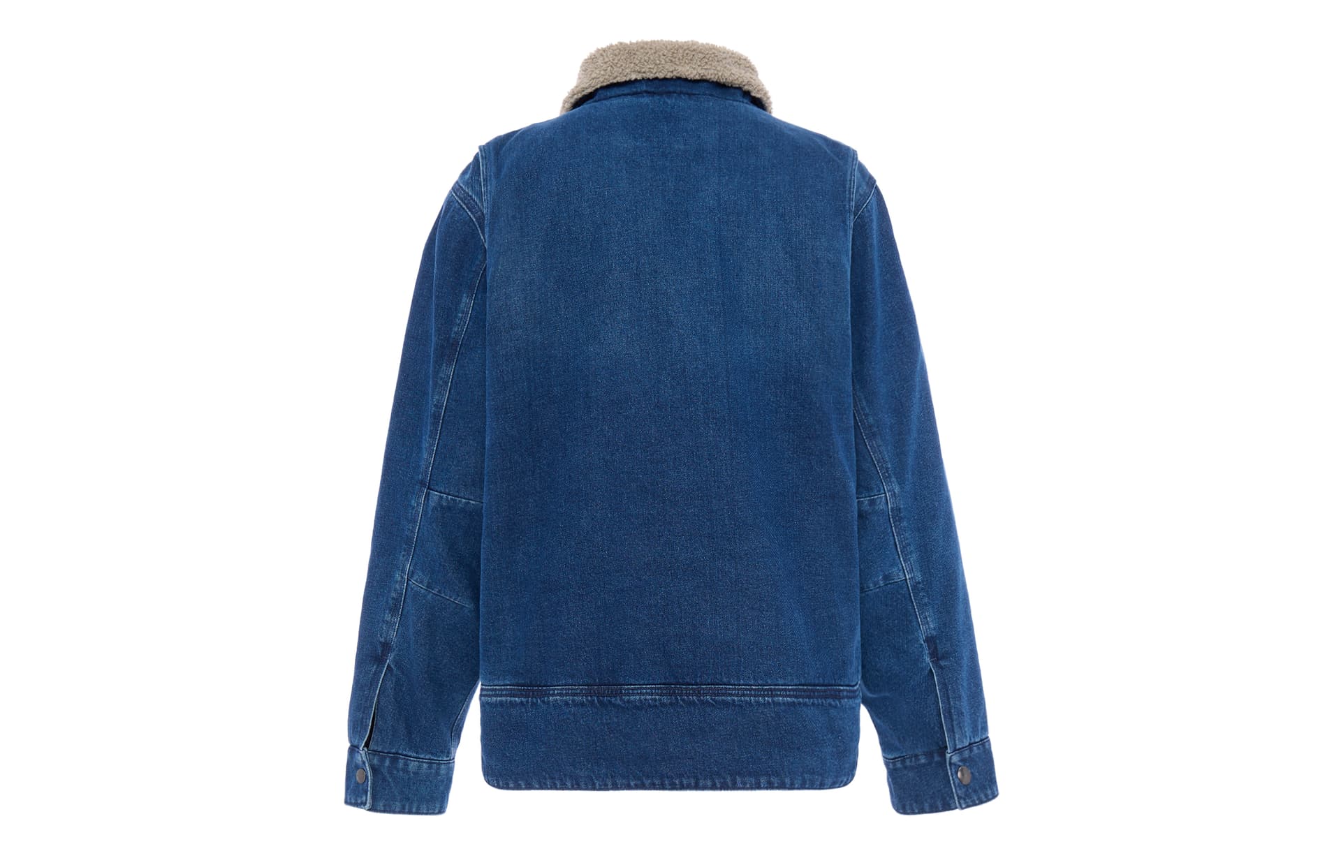 Джинсовая куртка Carhartt 0J6323 DENIM SHERPA-LINED JACKET 2 RELAXED FIT Beech - изображение 2