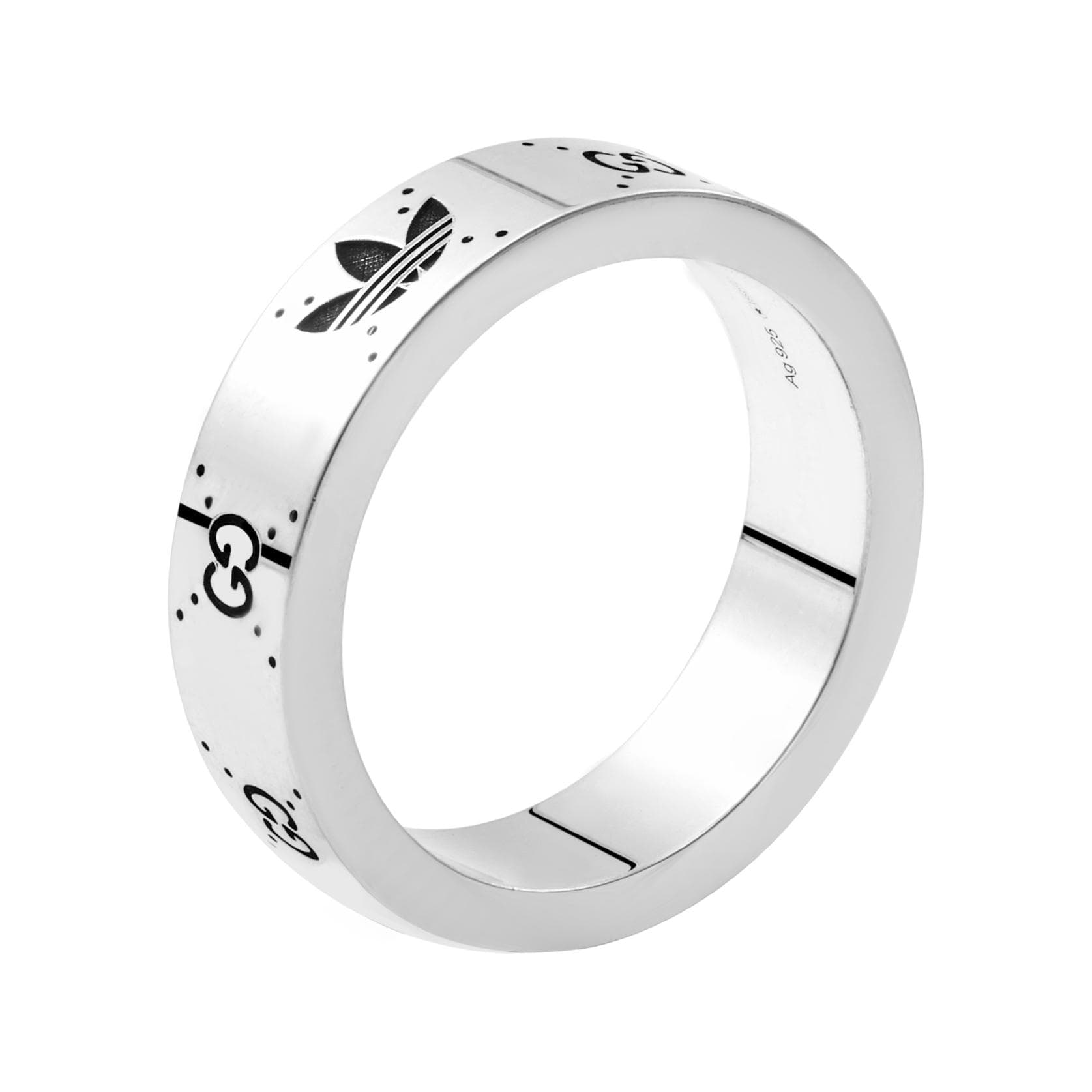 Кольцо Gucci x Adidas 925 Silver Ring - изображение 2