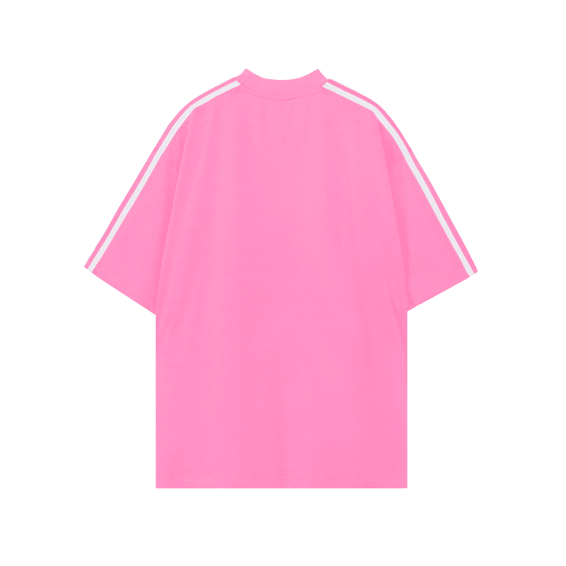 Футболка Balenciaga x adidas SS23 Striped Logo T-Shirt Pink - изображение 2