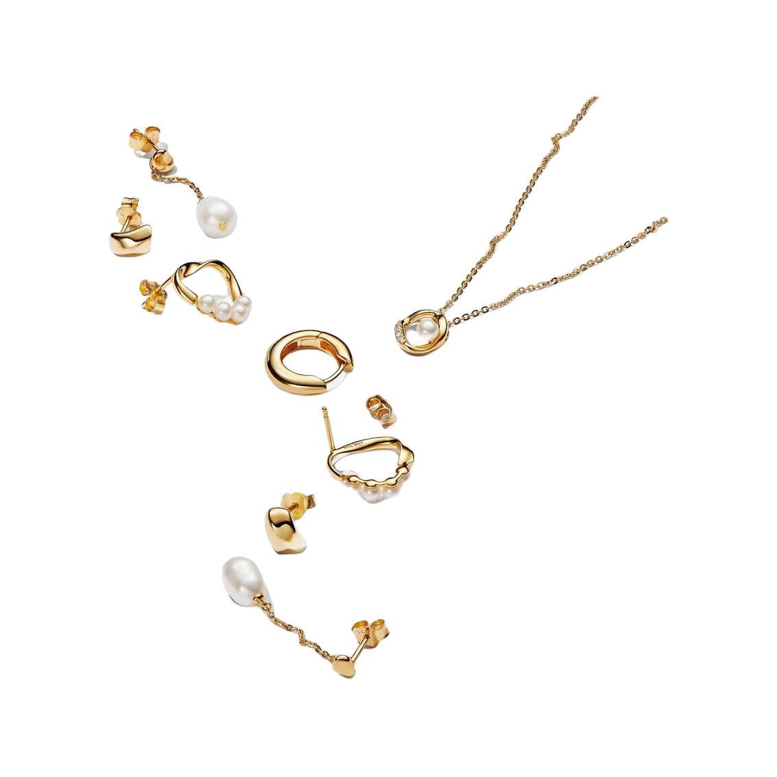 Серьги Pandora 14k - изображение 2
