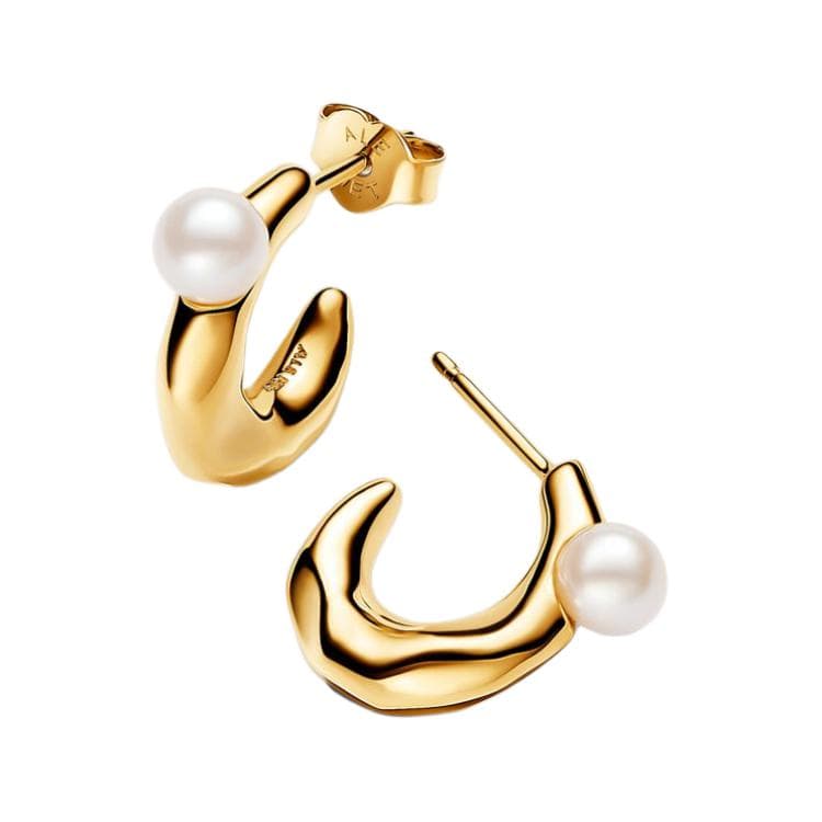 Серьги Pandora 14k - изображение 1